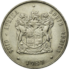 Coin, South Africa, Rand, 1987, EF(40-45), Nickel, KM:88a