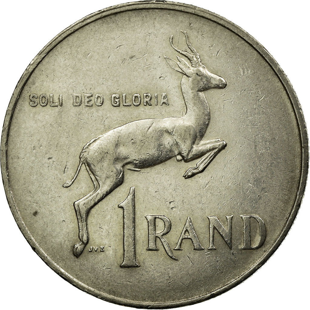 Coin, South Africa, Rand, 1987, EF(40-45), Nickel, KM:88a