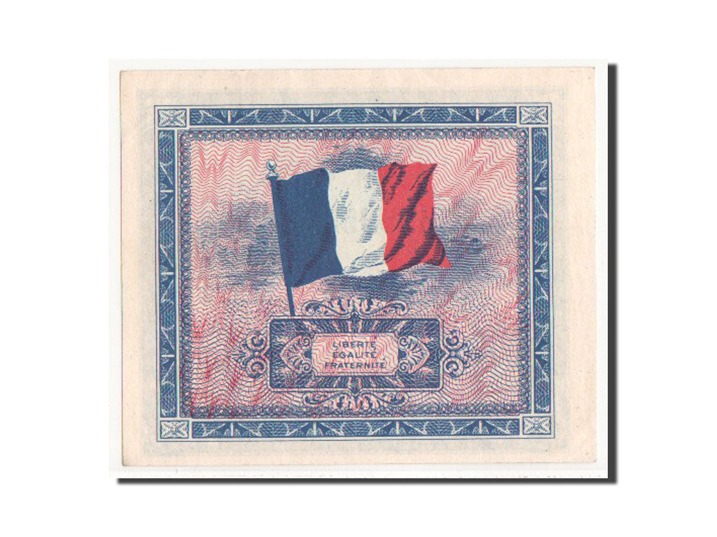 France, 2 Francs, 1944 Flag/France, 1944, KM #114a, UNC(63), 69535350, Fayette..