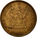 Coin, South Africa, Cent, 1988, EF(40-45), Bronze, KM:82