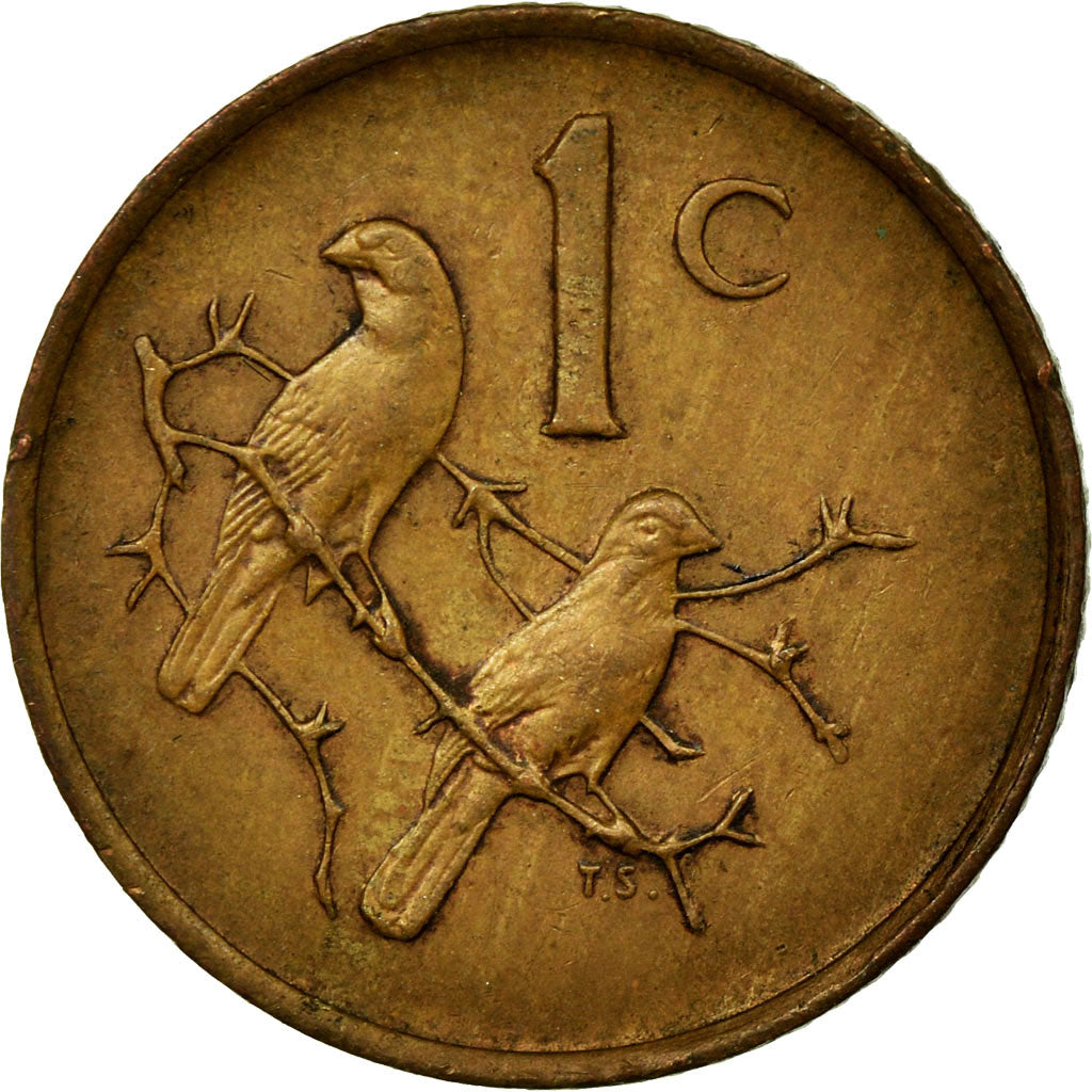 Coin, South Africa, Cent, 1988, EF(40-45), Bronze, KM:82