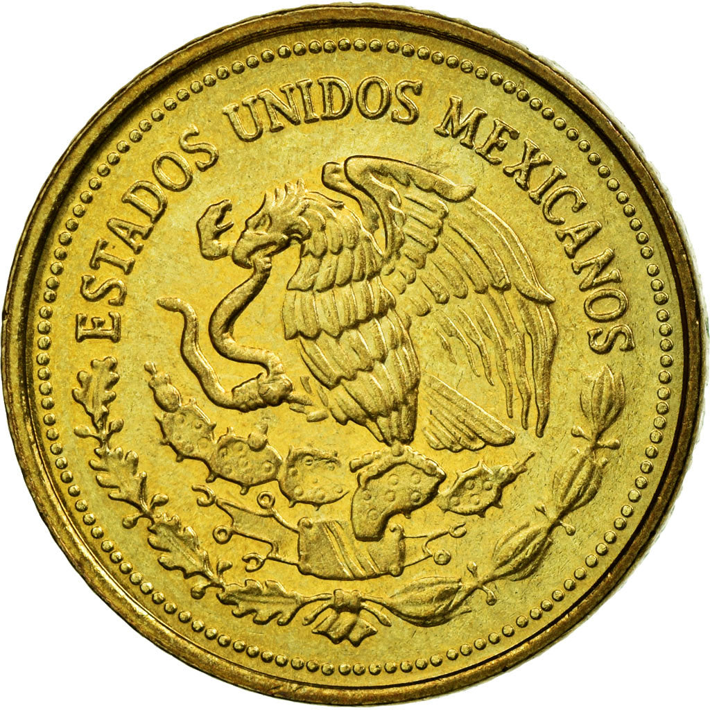 Moneda, México, 20 Pesos, 1985, Mexico City, EBC, Latón, KM:508