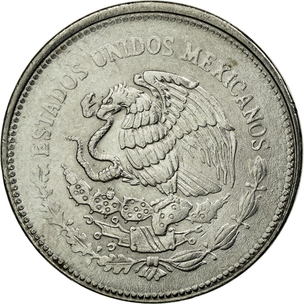 Moneda, México, 10 Pesos, 1985, Mexico City, EBC, Acero inoxidable, KM:512