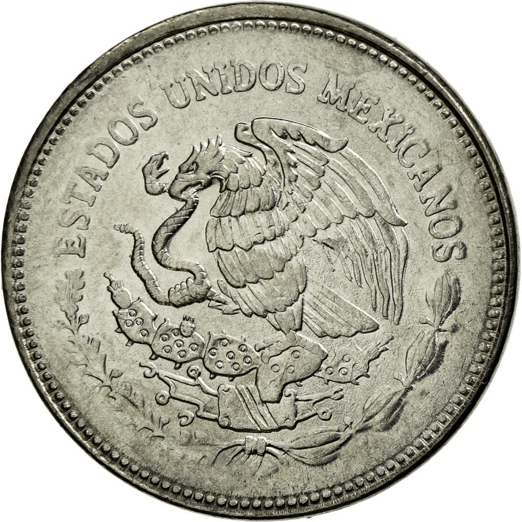 Moneda, México, 10 Pesos, 1986, Mexico City, MBC, Acero inoxidable, KM:512
