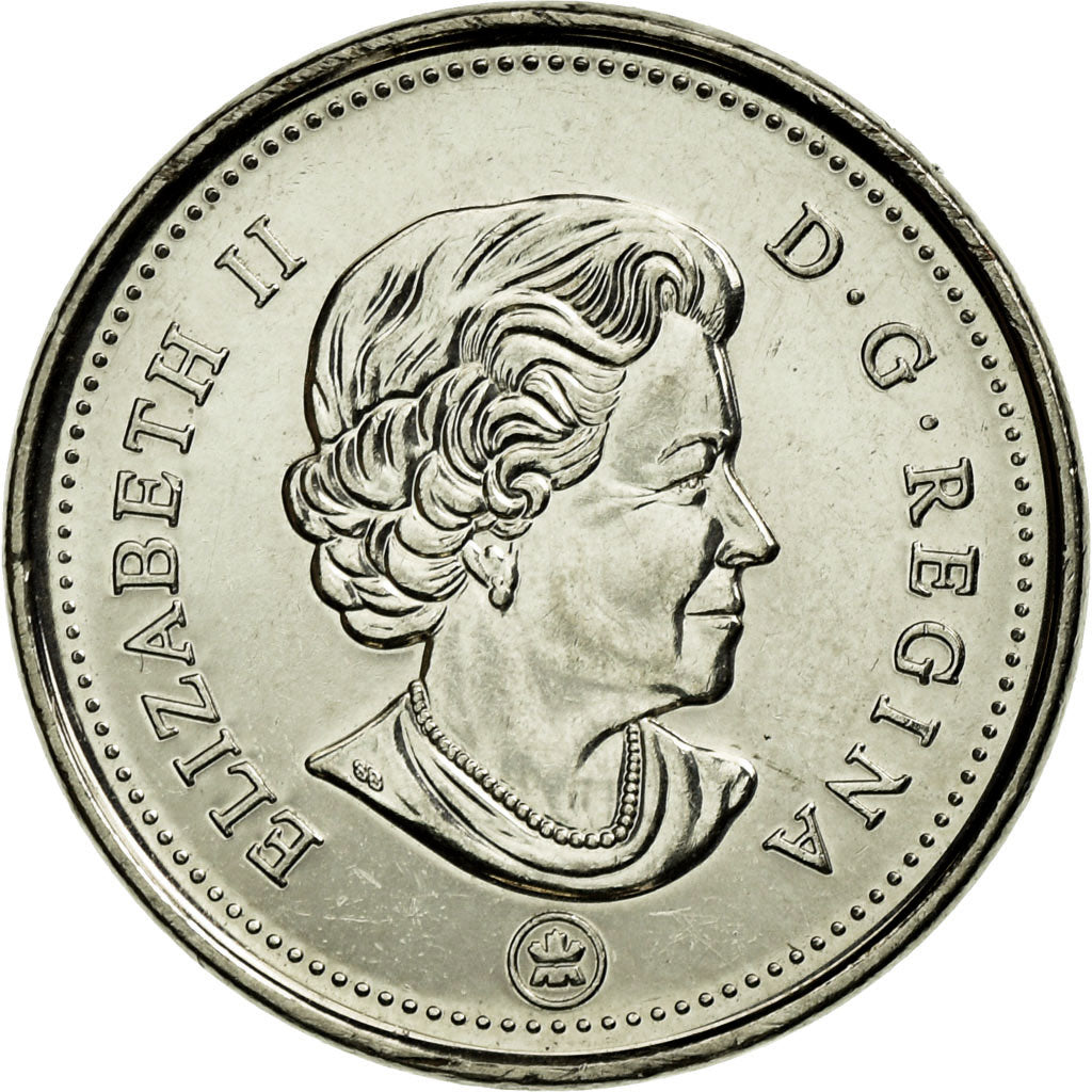 Münze, Kanada, 5 Cents, 2014, Royal Canadian Mint, SS, Nickel plated steel