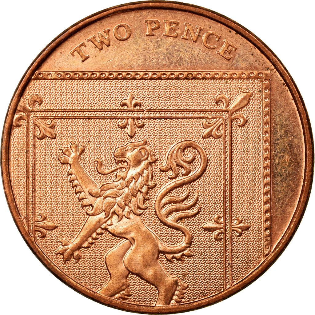 Monnaie, Grande-Bretagne, Elizabeth II, 2 Pence, 2008, SUP, Copper Plated Steel