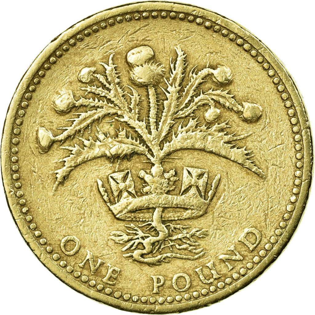 Coin, Great Britain, Elizabeth II, Pound, 1984, EF(40-45), Nickel-brass, KM:934