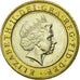 Coin, Great Britain, 2 Pounds, 2015, AU(55-58), Bi-Metallic