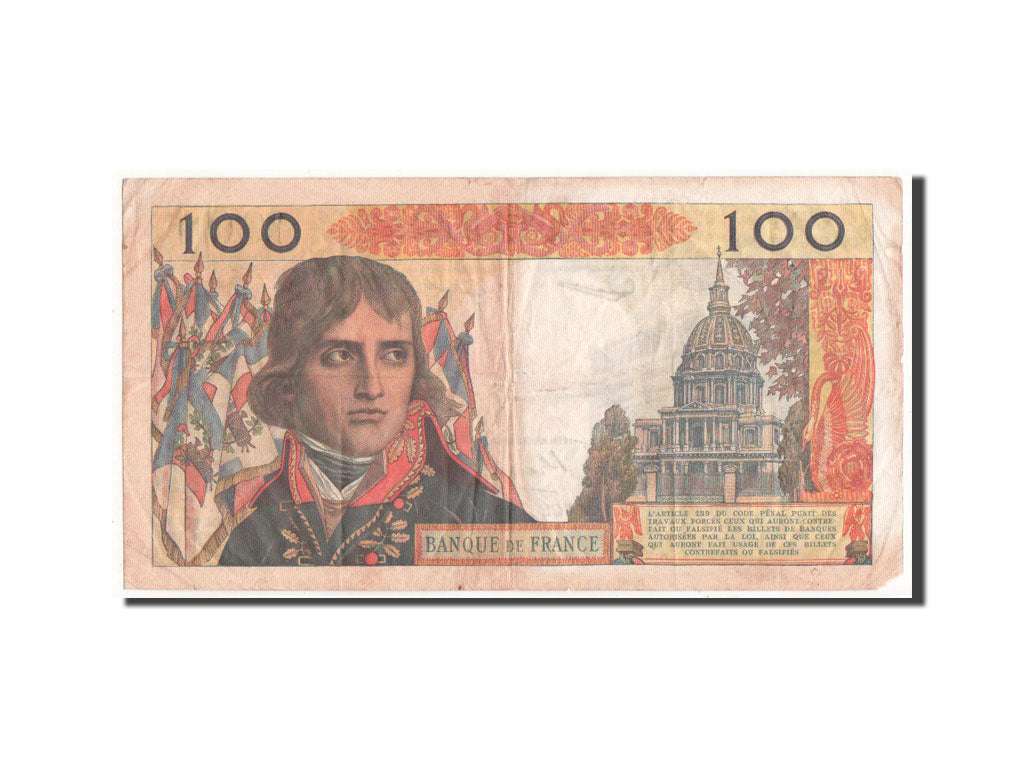 Francia, 500 Nouveaux Francs, 100 NF 1959-1964 ''Bonaparte'', 1960, KM:145a,...