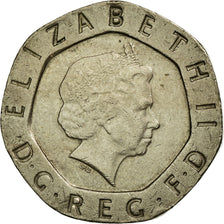 Coin, Great Britain, Elizabeth II, 20 Pence, 2004, EF(40-45), Copper-nickel