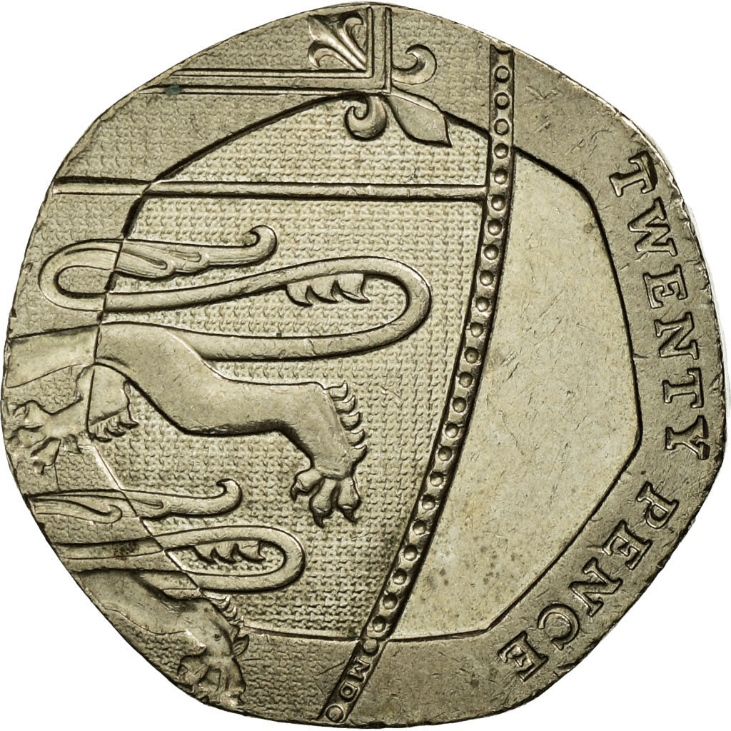 Coin, Great Britain, Elizabeth II, 20 Pence, 2008, EF(40-45), Copper-nickel