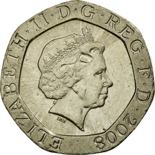 Coin, Great Britain, Elizabeth II, 20 Pence, 2008, EF(40-45), Copper-nickel