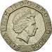 Coin, Great Britain, Elizabeth II, 20 Pence, 2008, EF(40-45), Copper-nickel