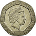 Coin, Great Britain, Elizabeth II, 20 Pence, 2011, EF(40-45), Copper-nickel