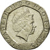Coin, Great Britain, Elizabeth II, 20 Pence, 2013, EF(40-45), Copper-nickel