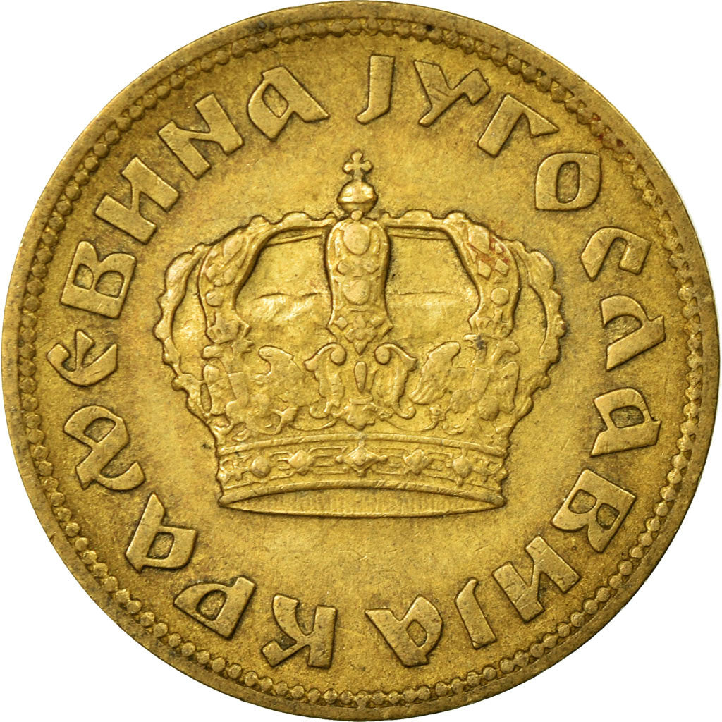 Münze, Jugoslawien, Petar II, 2 Dinara, 1938, SS, Aluminum-Bronze, KM:20