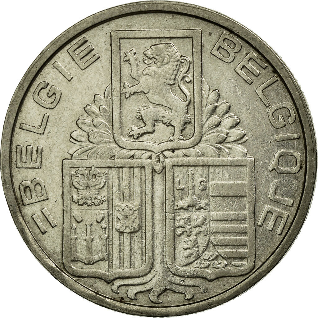 Coin, Belgium, 5 Francs, 5 Frank, 1939, EF(40-45), Nickel, KM:117.1