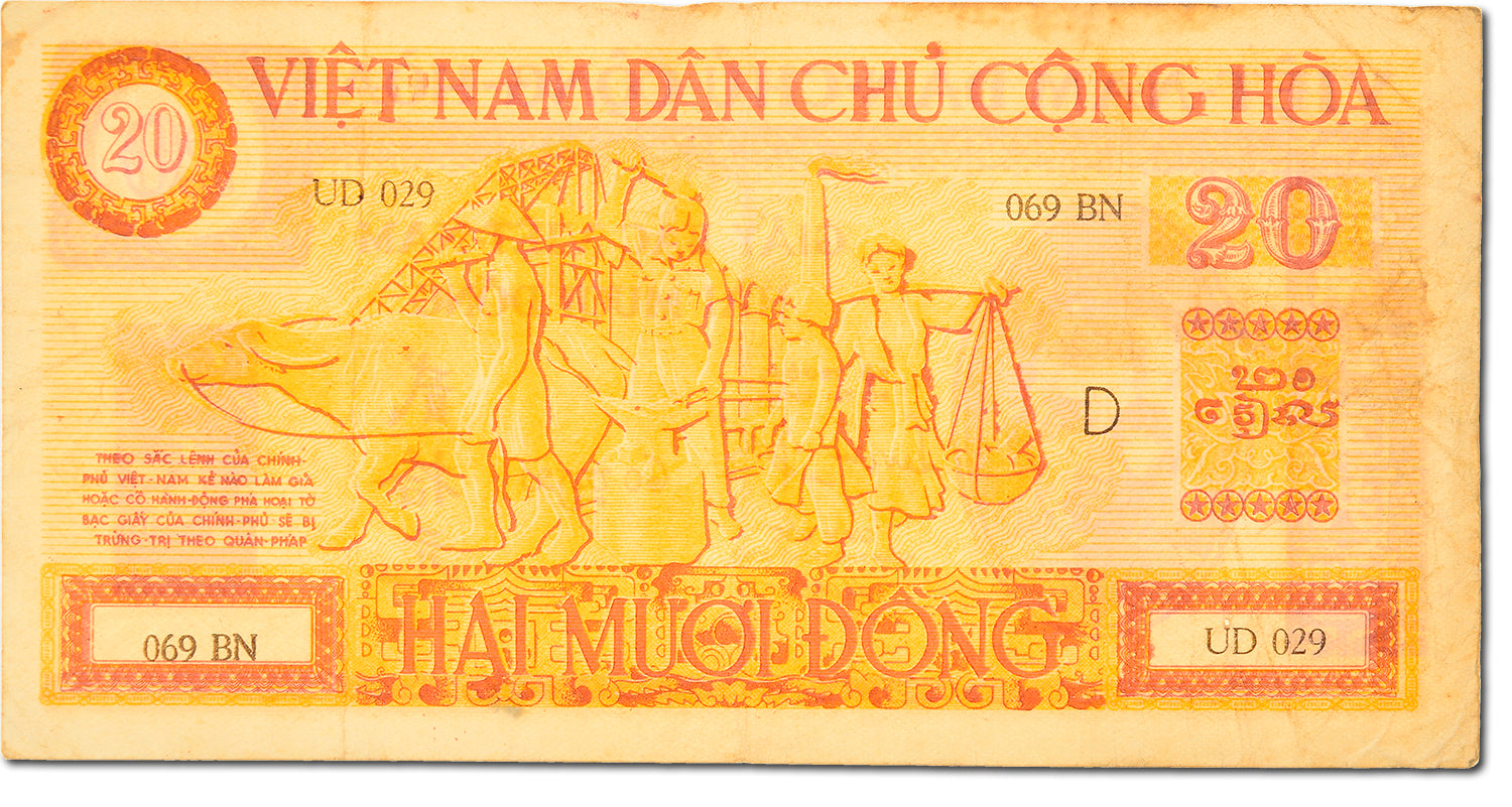 Banconote, Vietnam, 20 Dông, 1946, MB+