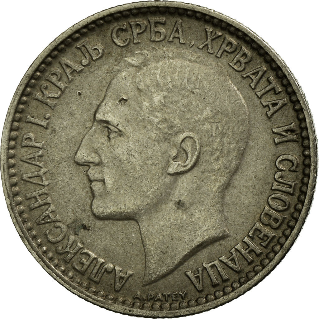 Coin, Yugoslavia, Alexander I, 50 Para, 1925, EF(40-45), Nickel-Bronze, KM:4