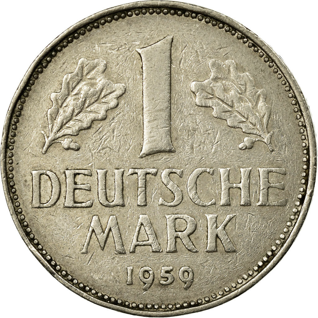 Münze, Bundesrepublik Deutschland, Mark, 1959, Munich, SS, Copper-nickel