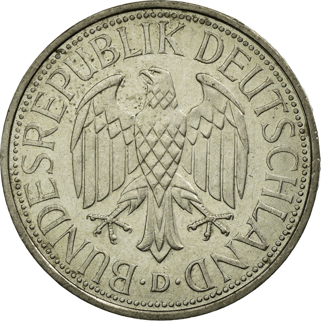 Moneta, GERMANIA - REPUBBLICA FEDERALE, Mark, 1990, Munich, BB, Rame-nichel