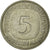 Moeda, ALEMANHA - REPÚBLICA FEDERAL, 5 Mark, 1975, Stuttgart, EF(40-45)
