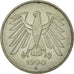 Coin, GERMANY - FEDERAL REPUBLIC, 5 Mark, 1990, Karlsruhe, EF(40-45)