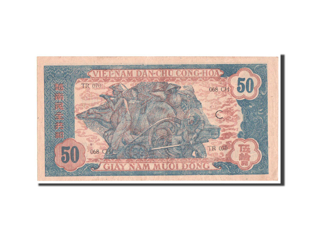 Banconote, Vietnam, 50 D<ox>ng, 1947, BB+