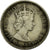 Moneda, Mauricio, Elizabeth II, 1/4 Rupee, 1975, BC+, Cobre - níquel, KM:36