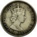 Coin, Mauritius, Elizabeth II, 1/4 Rupee, 1975, VF(30-35), Copper-nickel, KM:36