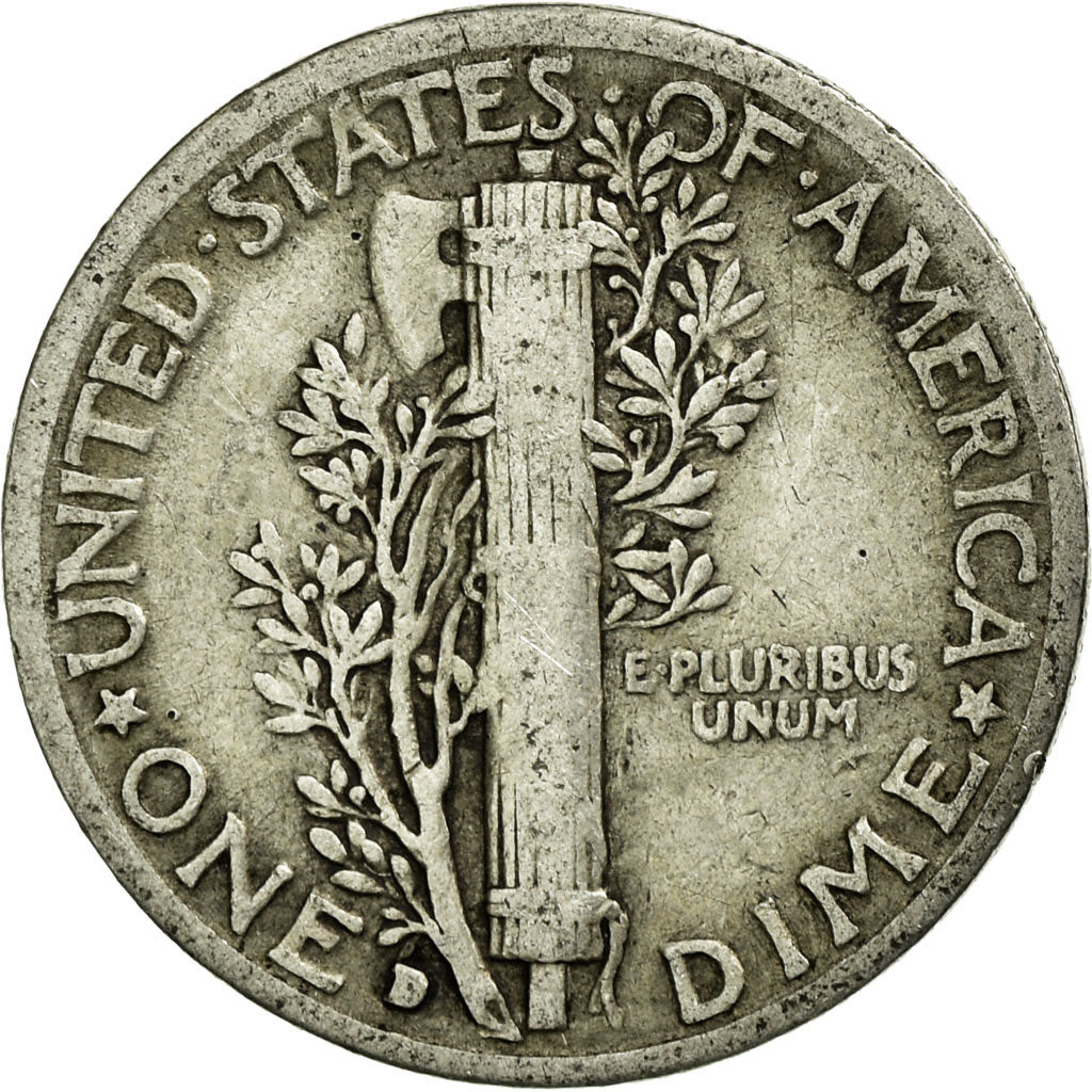 Coin, United States, Mercury Dime, Dime, 1935, U.S. Mint, Denver, VF(20-25)
