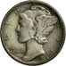 Coin, United States, Mercury Dime, Dime, 1938, U.S. Mint, Philadelphia