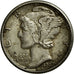 Coin, United States, Mercury Dime, Dime, 1927, U.S. Mint, Philadelphia