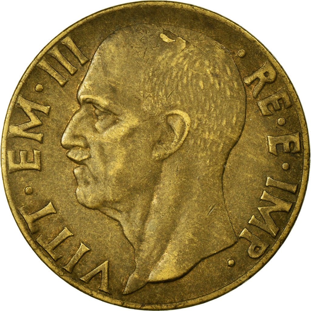 Coin, Italy, Vittorio Emanuele III, 10 Centesimi, 1941, Rome, VF(30-35)