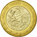 Coin, Mexico, 10 Pesos, 1997, Mexico City, EF(40-45), Bi-Metallic, KM:616
