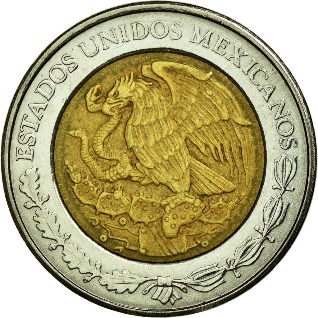 Moneta, Messico, Peso, 1998, Mexico City, MB+, Bi-metallico, KM:603