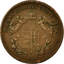 Coin, Hungary, Franz Joseph I, Krajczar, 1868, Kremnitz, EF(40-45), Copper