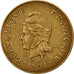 Moneta, Nuova Caledonia, 100 Francs, 1991, Paris, BB, Nichel-bronzo, KM:15