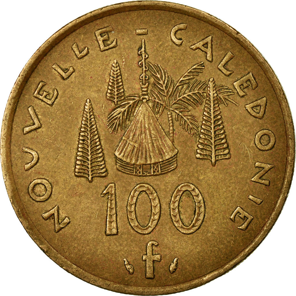 Moneta, Nuova Caledonia, 100 Francs, 1991, Paris, BB, Nichel-bronzo, KM:15