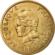 Coin, New Caledonia, 100 Francs, 2000, Paris, EF(40-45), Nickel-Bronze, KM:15