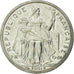 Coin, French Polynesia, 2 Francs, 2001, Paris, AU(55-58), Aluminum, KM:10