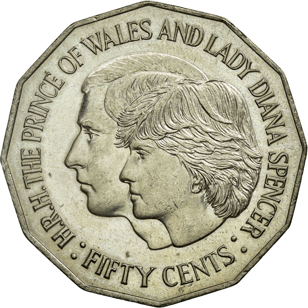 Coin, Australia, Elizabeth II, 50 Cents, 1981, EF(40-45), Copper-nickel, KM:72