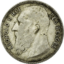 Coin, Belgium, Franc, 1909, VF(20-25), Silver, KM:56.1