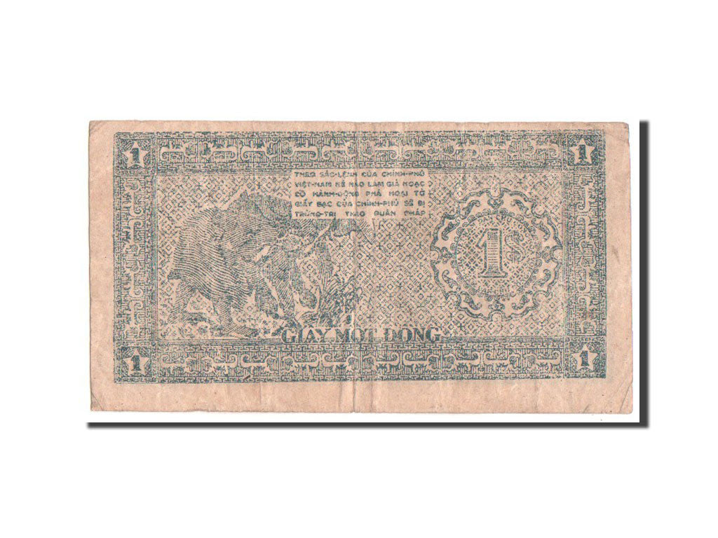 Banknote, Viet Nam, 1 D<ox>ng, 1947, VF(30-35)