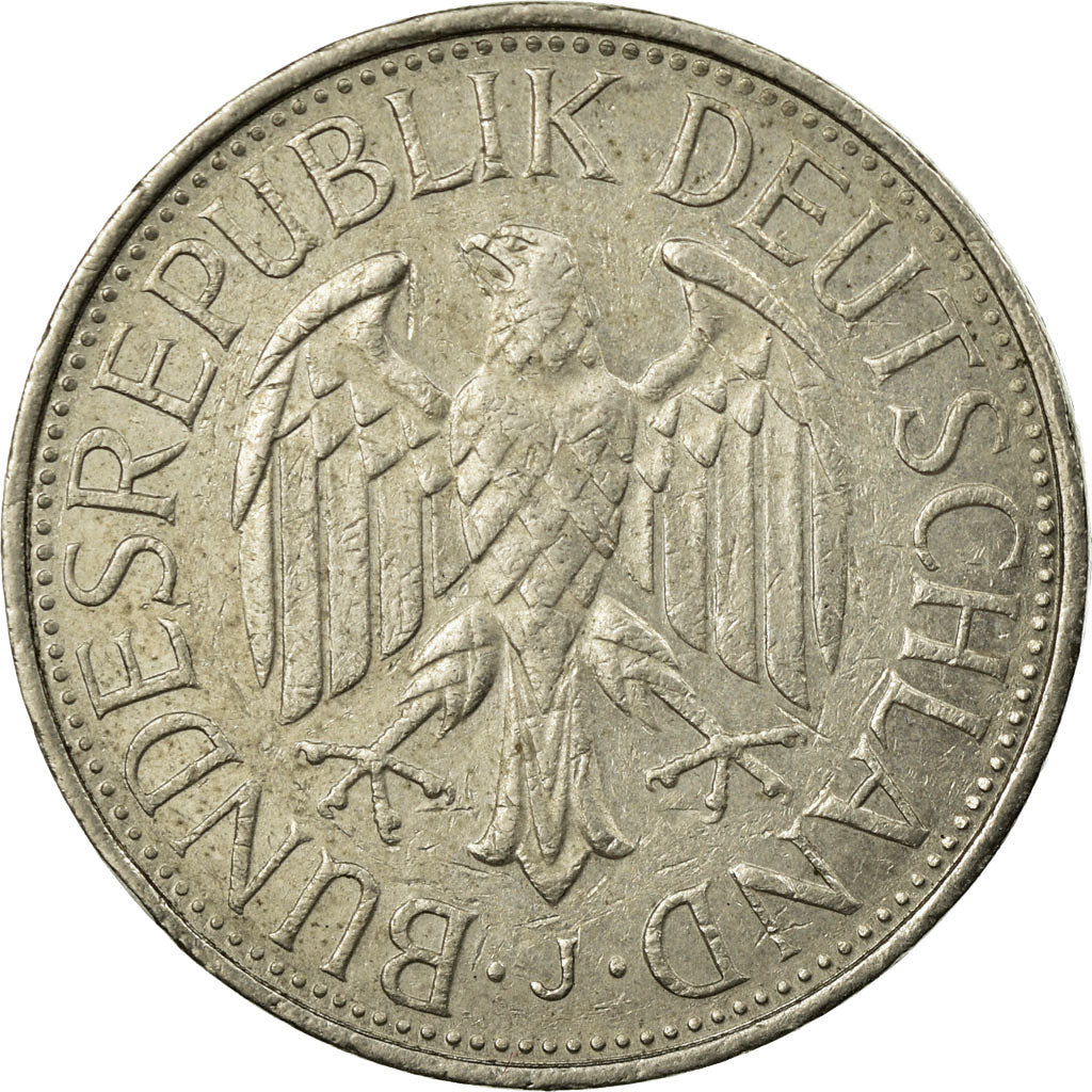 Münze, Bundesrepublik Deutschland, Mark, 1989, Hambourg, SS, Copper-nickel