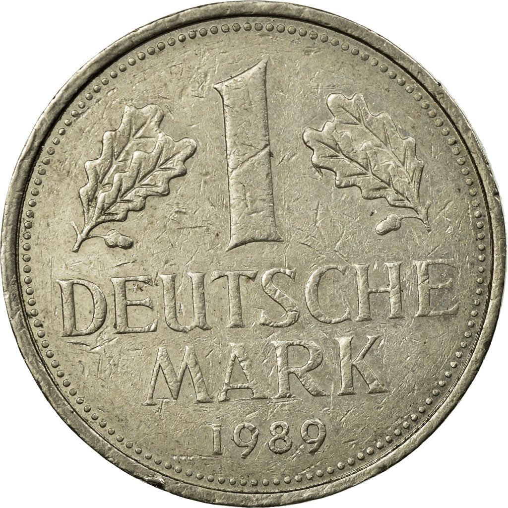 Münze, Bundesrepublik Deutschland, Mark, 1989, Hambourg, SS, Copper-nickel