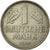 Coin, GERMANY - FEDERAL REPUBLIC, Mark, 1950, Karlsruhe, EF(40-45)