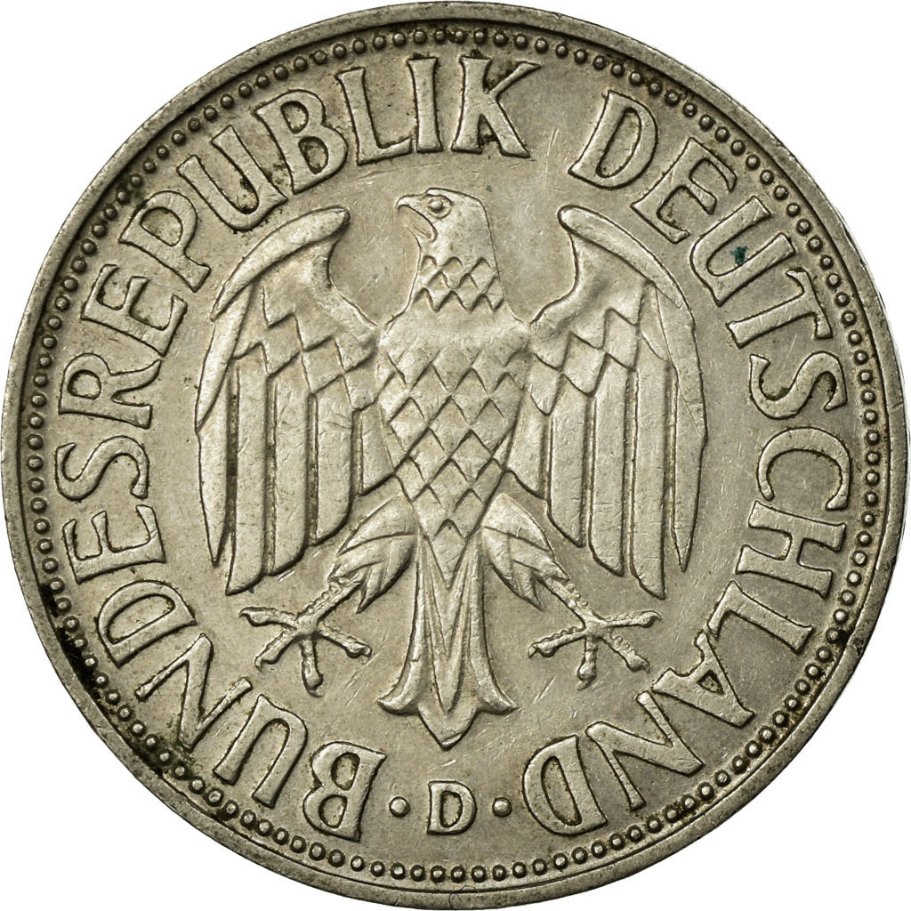 Moeda, ALEMANHA - REPÚBLICA FEDERAL, Mark, 1956, Munich, EF(40-45)