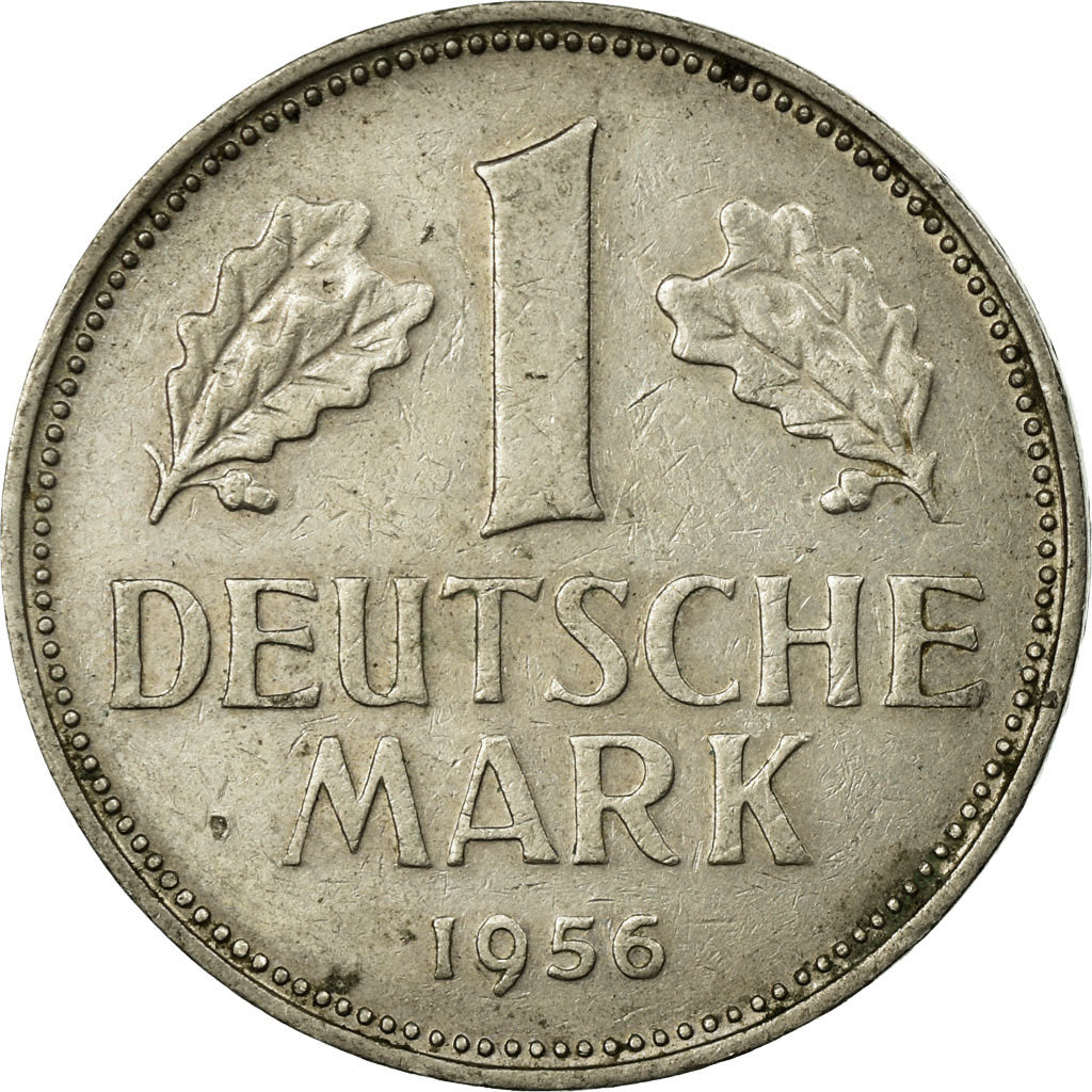 Moeda, ALEMANHA - REPÚBLICA FEDERAL, Mark, 1956, Munich, EF(40-45)