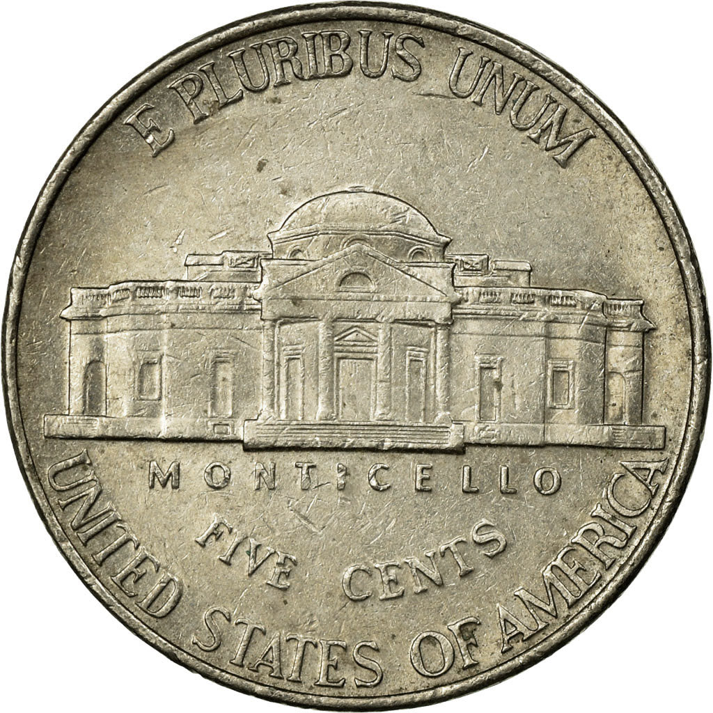 Moneda, Estados Unidos, Jefferson Nickel, 5 Cents, 1999, U.S. Mint
